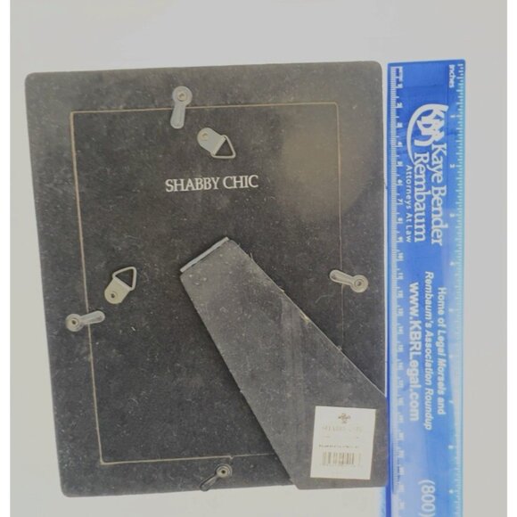 Shabby Chic Photo Frame 5 X 7 White Roses Vertical & Horizontal French Country - Picture 7 of 9